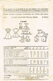 1940s Vintage Advance Sewing Pattern 4159 Uncut Girls 3 Piece Playsuit Size 6 - Vintage4me2