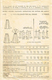 1940s Vintage Misses Day Skirt 1946 Advance VTG Sewing Pattern 4196 Size 24 W