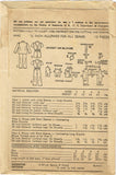 Advance 4440: 1940s Toddler Girl or Boys Overalls & Jacket Sz 3 Vintage Sewing Pattern