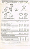 1940s Vintage 1947 Advance Sewing Pattern 4702 Little Girls Dress Size 8 NICE - Vintage4me2