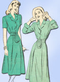 1940s Vintage Advance Sewing Pattern 4709 Misses Dress Pattern Sz 30 B -Vintage4me2