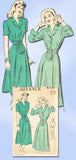 1940s Vintage Advance Sewing Pattern 4709 Misses Dress Pattern Sz 30 B -Vintage4me2