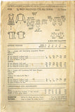 1940s Vintage Advance Sewing Pattern 4726 Toddler Girls Jumper Dress & Blouse 6 - Vintage4me2