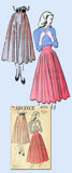 1940s Vintage Advance Sewing Pattern 4775 Uncut Misses Dancing Skirt Size 24 W - Vintage4me2