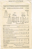 1940s Original Vintage Advance Pattern 4780 Uncut Misses Maxi Skirt Sz 28 Waist