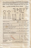 Advance 4894: 1940s Stunning Misses Street Dress Sz 36 B Vintage Sewing Pattern