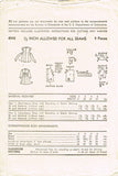 1940s Vintage Advance Sewing Pattern 4945 Uncut Toddler Girls Smocked Dress Sz 2