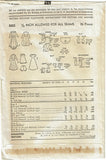 1940s Vintage Advance Sewing Pattern 5002 13in Little Girl Bridal Doll Clothes