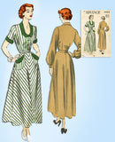 1940s Vintage Advance Sewing Pattern 5089 Misses Bias Cut Afternoon Dress Sz 38B - Vintage4me2