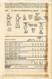 1940s Vintage Advance Sewing Pattern 5276 Toddler Boy & Girls Coveralls Size 4 - Vintage4me2