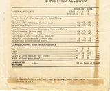 Advance 5316: 1940s Baby Girls Flared Pleated Dress Sz 1 Vintage Sewing Pattern