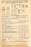 1950s Vintage Advance Sewing Pattern 5390 Misses Dress w Gr8 Pockets Size 14 32B
