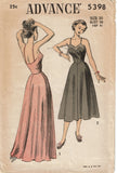 Advance 5398: 1940s Uncut Misses Formal Slip Size 38 Bust Vintage Sewing Pattern