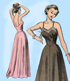 Advance 5398: 1940s Uncut Misses Formal Slip Size 38 Bust Vintage Sewing Pattern