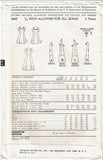 1950s Vintage Advance Sewing Pattern 5449 Little Girls Princess Cut Slip Size 8