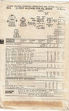 1950s Vintage Advance Sewing Pattern 5616 Cute Toddler Girls 2 Pc Dress Size 4