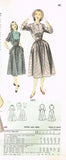 Advance 5868: 1950s Uncut Misses Day Dress Sz 35 B Vintage Sewing Pattern - Vintage4me2