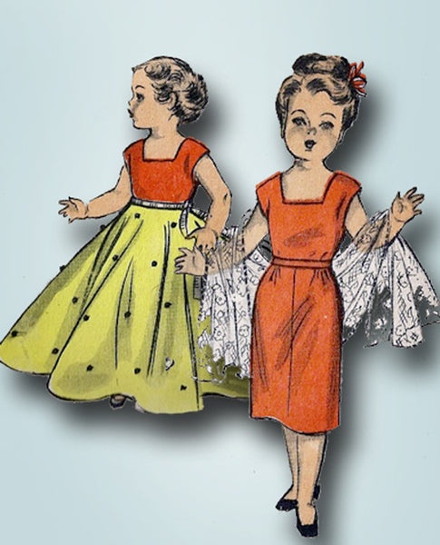 1950s Vintage Advance Sewing Pattern 5957 14 Inch Toni Doll Clothes Set
