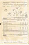 1950s Vintage Advance Sewing Pattern 5988 Toddler Girls Pullover Jacket Size 6