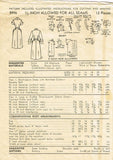 1950s Vintage 1951 Advance Sewing Pattern 5996 Gorgeous Misses Dress Size 12