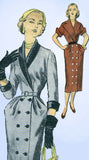 1950s Vintage 1951 Advance Sewing Pattern 5996 Gorgeous Misses Dress Size 12