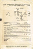 1950s Vintage Advance Sewing Pattern 6162 Cute Uncut Kids Bomber Jacket Sz 10