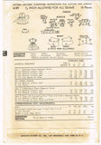 1950s Vintage Advance Sewing Pattern 6189 Cute Baby Girls Dress Size 3