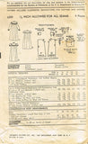 1950s Vintage Advance Sewing Pattern 6259 Uncut Toddler Girl's Nightgown Size 6