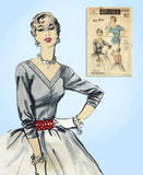 1950s Vintage Advance Sewing Pattern 6505 Sew Easy Misses Blouse Size 32 Bust -Vintage4me2