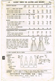 1950s Vintage Advance Sewing Pattern 6779 Uncut Misses Sun Dress & Bolero Sz 32B