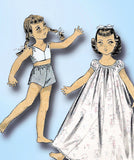 1950s Vintage Advance Sewing Pattern 7820 Learn to Sew 14 Inch Doll Clothes Set