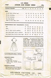 Advance 7947: 1950s Uncut Misses 4-H Uniform Dress Sz 34B Vintage Sewing Pattern - Vintage4me2