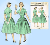 Advance 7947: 1950s Uncut Misses 4-H Uniform Dress Sz 34B Vintage Sewing Pattern - Vintage4me2