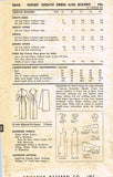 1950s Vintage Advance Sewing Pattern 8048 Designer Edith Head Dress FF Sz 12 32B