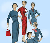 Advance 8066: 1950s Uncut Misses Accessory Dress Sz 34 B Vintage Sewing Pattern