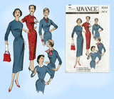 Advance 8066: 1950s Uncut Misses Accessory Dress Sz 34 B Vintage Sewing Pattern