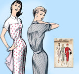 Advance 8080: Uncut Misses Slender Dress Size 34 Bust Vintage Sewing Pattern