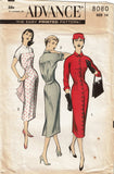 Advance 8080: Uncut Misses Slender Dress Size 34 Bust Vintage Sewing Pattern