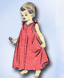 1950s Vintage Advance Sewing Pattern 8157 Uncut Girls Nightgown & Robe Size 8