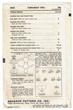 1950s Vintage Advance Sewing Pattern 8455 Uncut Rags to Riches Turnbout Doll