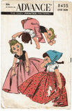 1950s Vintage Advance Sewing Pattern 8455 Uncut Rags to Riches Turnbout Doll