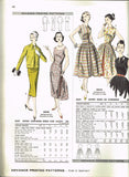 1950s Vintage Advance Sewing Pattern 8639 Uncut Misses Dress & Jacket Sz 32 Bust