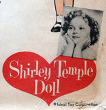 1950s Vintage 19" Shirley Temple Doll Clothes 1958 Advance Sewing Pattern 8813