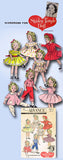 1950s Vintage 19" Shirley Temple Doll Clothes 1958 Advance Sewing Pattern 8813