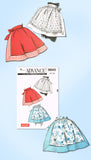 1950s Original Vintage Advance Pattern 8840 Uncut Easy Cocktail Apron Fits All