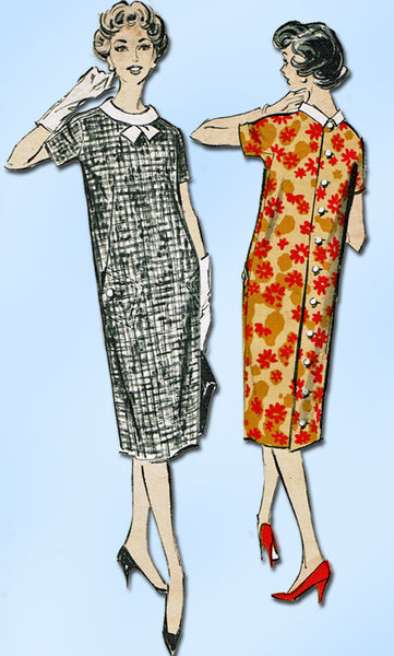 1950s Vintage Advance Sewing Pattern 8884 Uncut MIsses Maternity Dress Sz 14 34B
