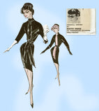 Advance 9495: 1950s Rare Uncut Edith Head Dress Size 34 B Vintage Sewing Pattern