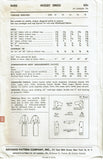 Advance 9495: 1950s Rare Uncut Edith Head Dress Size 34 B Vintage Sewing Pattern
