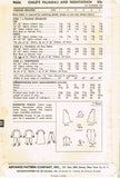 1960s Vintage Advance Sewing Pattern 9606 Toddler Girls Nightgown & Pajamas Size 3