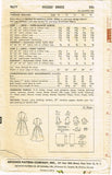 1950s Vintage Advance Sewing Pattern 9677 Misses Rockabilly Dress Sz 14 34 Bust